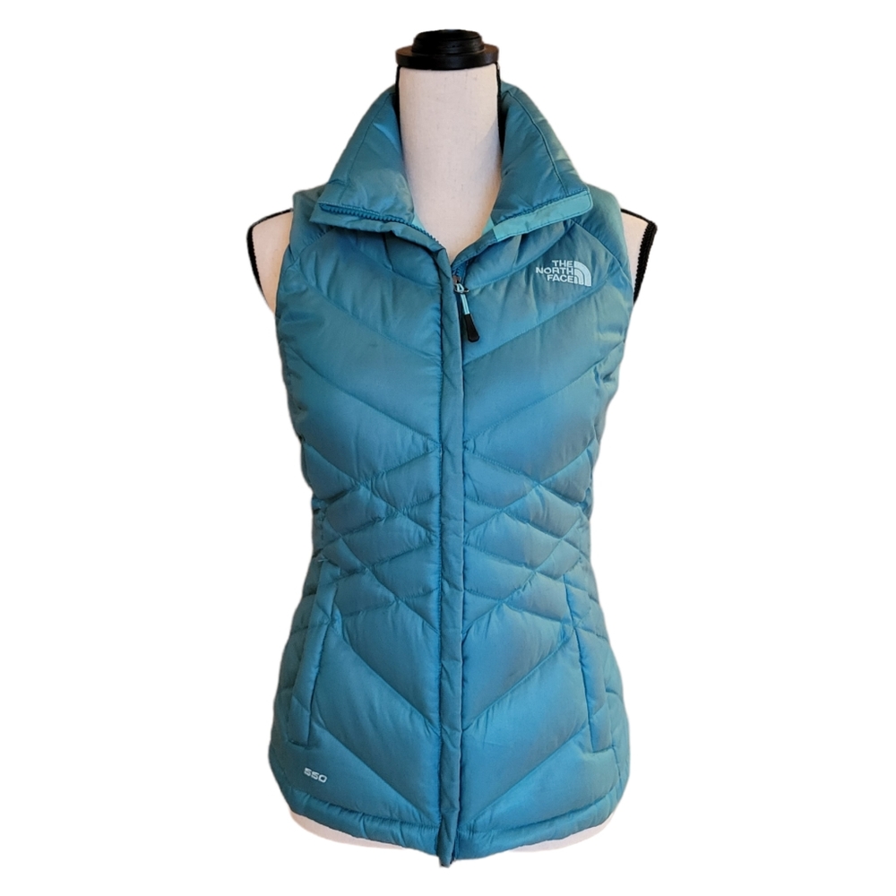 The North Face Women's Puffer Down Vest 550 Teal XS